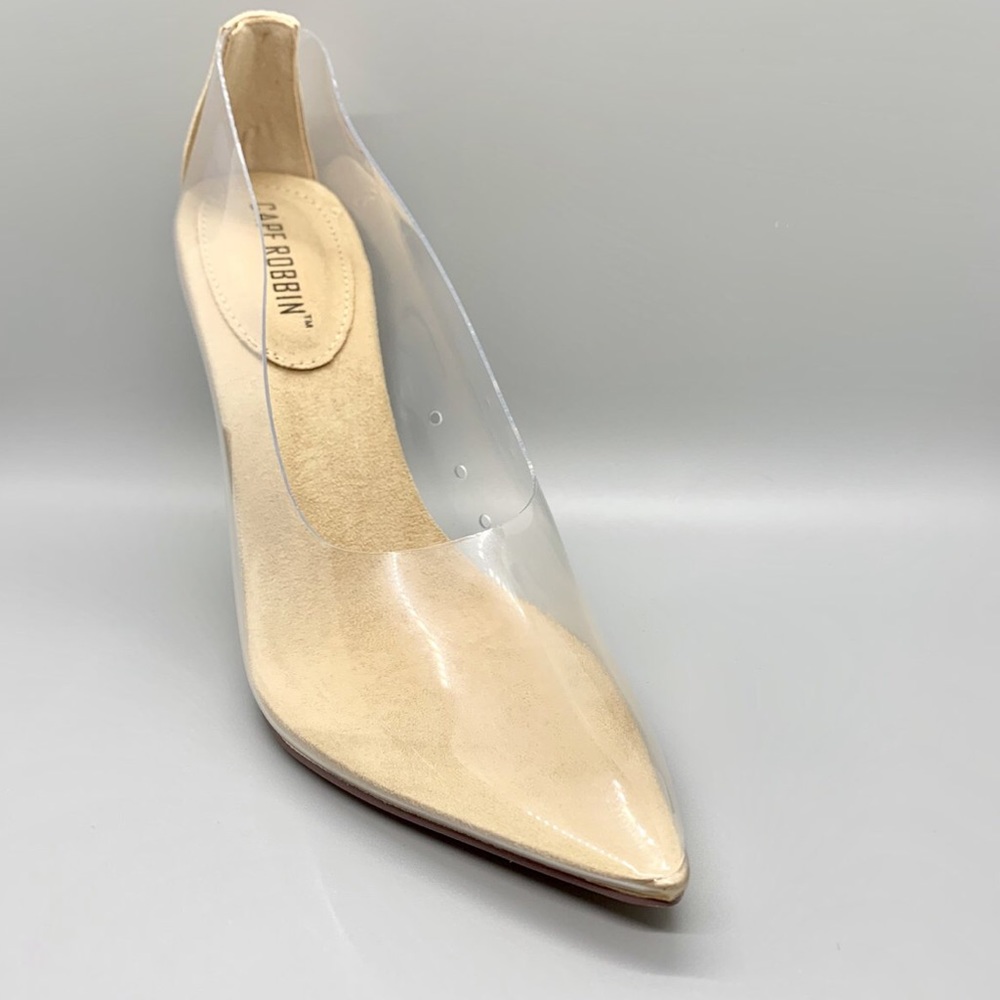 Nude Transparent Heels